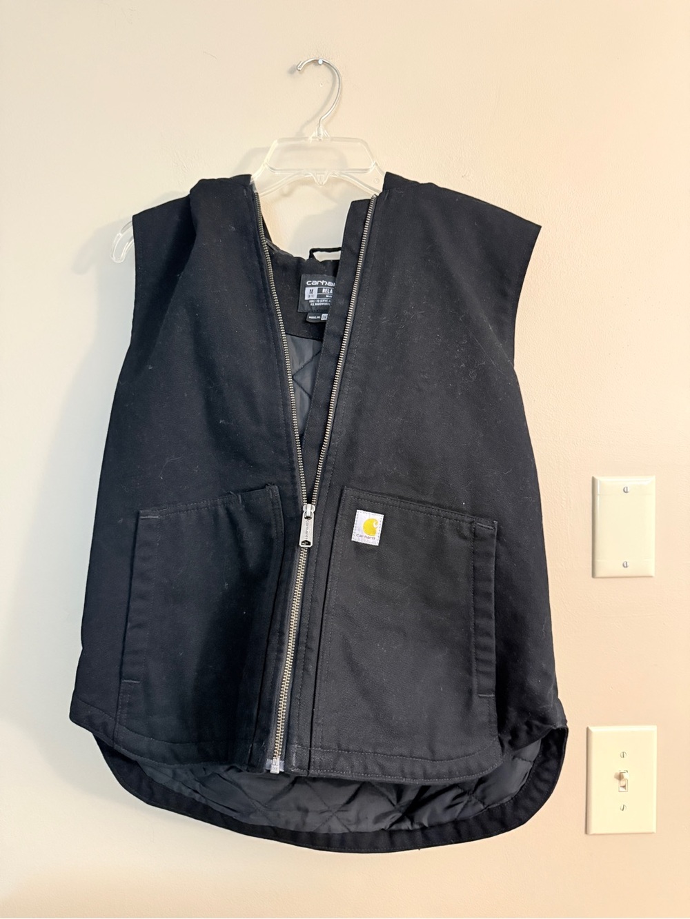 Carhartt Women’s Black Hooded Work Vest